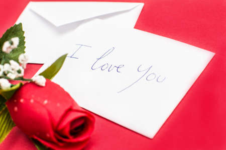 Rose and noteの写真素材