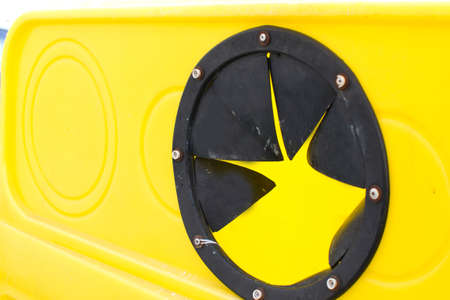 Yellow containerの写真素材