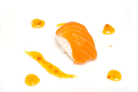 Sushi and soy sauceの写真素材