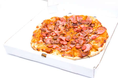 BBQ pizzaの写真素材