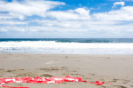 Sand and oceanの写真素材