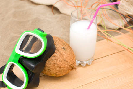 Coconut summer and snorkel