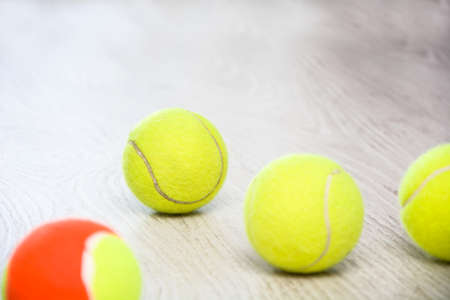 tennis ballsの写真素材