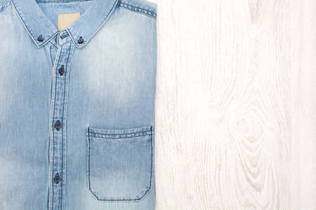 denim clothes backgroundの写真素材