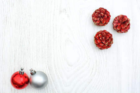 Christmas time. Christmas decoration on wood.の写真素材