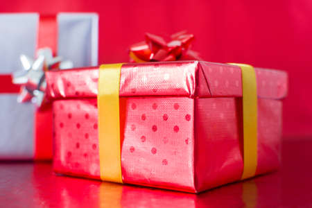 Gift boxesの写真素材