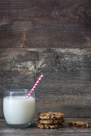 Homemade chocolate cookiesの写真素材