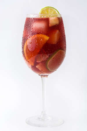 Summer sangria. isolated photoの写真素材