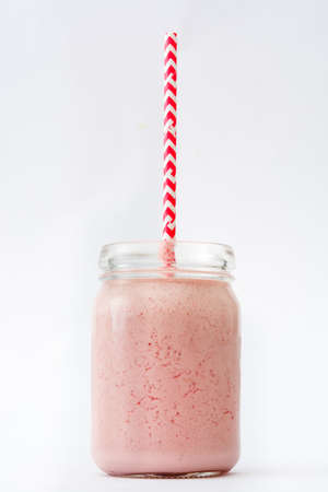 Strawberry smoothie.