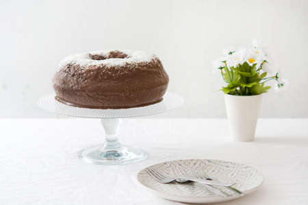 Chocolate and coconut cake