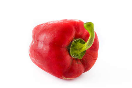 Red pepper isolated on white background