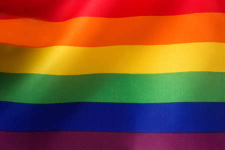 LGTB or rainbow flag. Gay pride flag background