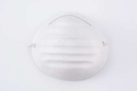 Medical face mask for coronavirus on white backgroundの写真素材