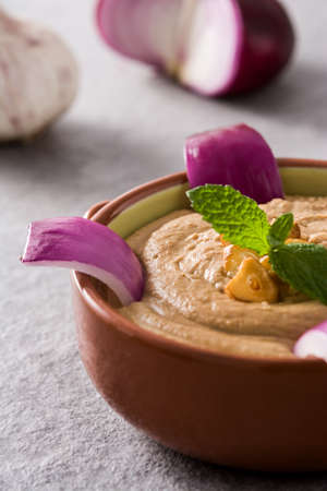 Gofio escaldado. Traditional Canarian food.