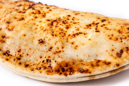 Traditional Chilean empanadas isolated on white backgroundの写真素材