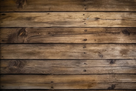 empty rustic wooden table background.の素材