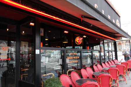 France, Paris, Street view, mrt, Subway exit,のeditorial素材