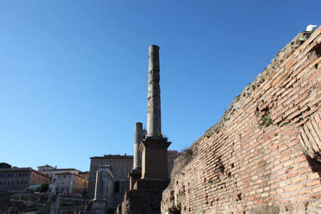 Italy, Rome, Remainsの写真素材