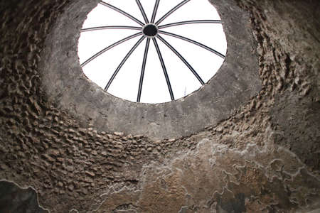 Italy, Pompeii ancient city, Vesuvius volcano, ruins