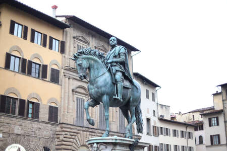 Italy, Florence, downtownのeditorial素材