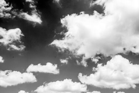 Mono sky and cloudsの写真素材