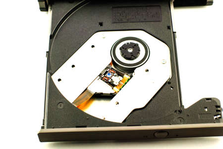 inside vcd rom player for music and movieの写真素材
