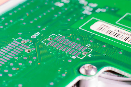 micro electronics main board with processors diodes transistors