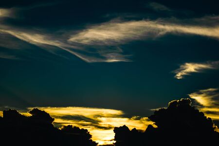 beautiful colorful sunset sky. dramatic Sky background