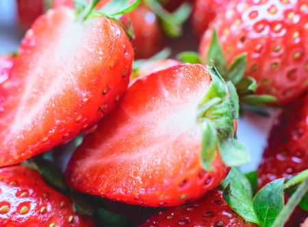 Strawberry. Fresh strawberry. Red strewberry.の写真素材