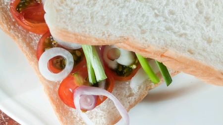 Herbal sandwich foodの素材
