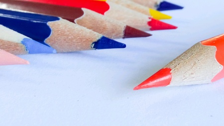 Pencil color on background