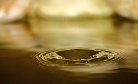 beautiful fresh drop water in fresh nature on backgroundの写真素材