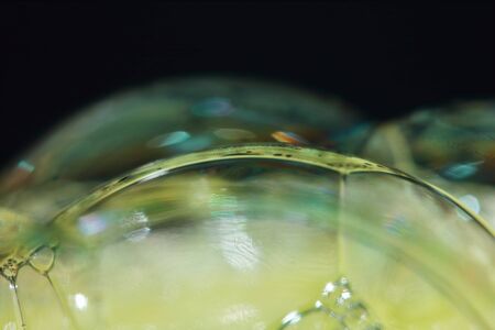 beautiful bubble on macro photography for backgounds