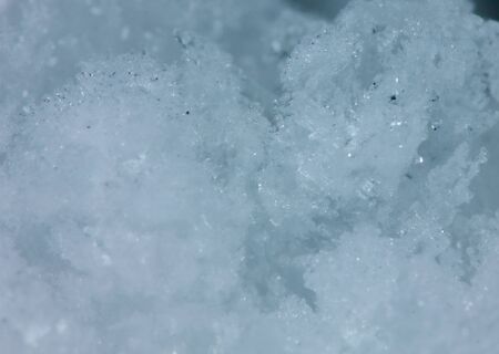 fresh ice crystals in close up for backgroundの写真素材