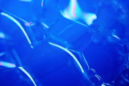 beautiful soap bubble in macro for background