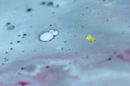 beautiful abstract mix white and yellow in close up for abstract and texture backgroundの写真素材