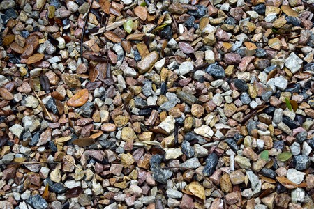 Background stones of various colors.