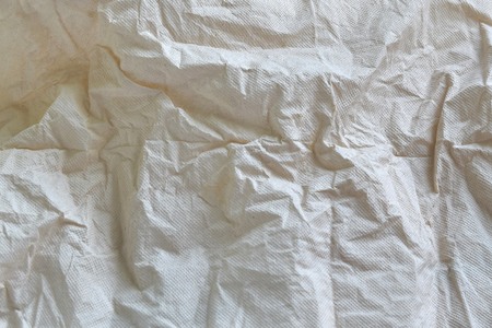Piece paper napkin brown and empty space for text.の写真素材