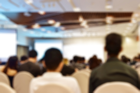 Background blur.Meeting in a seminar room, study or lecture.