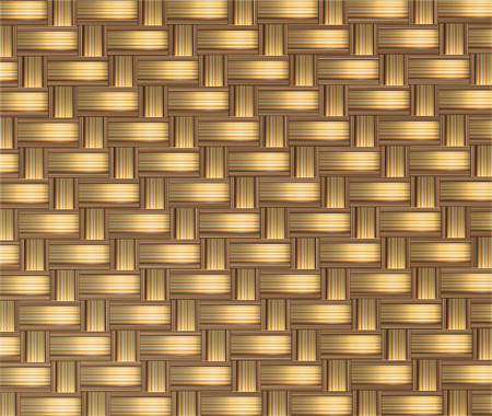 Wicker Seamless Pattern Vectorのイラスト素材