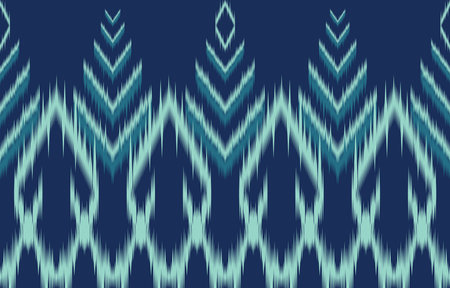 Ethnic abstract ikat art. Aztec ornament print. geometric ethnic pattern seamless  color oriental.  Design for background ,curtain, carpet, wallpaper, clothing, wrapping, Batik.のイラスト素材
