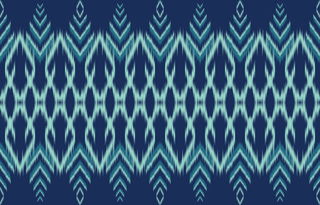 Ethnic abstract ikat art. Aztec ornament print. geometric ethnic pattern seamless  color oriental.  Design for background ,curtain, carpet, wallpaper, clothing, wrapping, Batik.のイラスト素材
