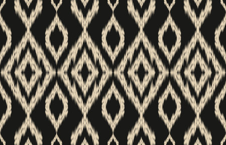 Ethnic abstract ikat art. Aztec ornament print. geometric ethnic pattern seamless  color oriental.  Design for background ,curtain, carpet, wallpaper, clothing, wrapping, Batik.のイラスト素材