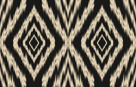 Ethnic abstract ikat art. Aztec ornament print. geometric ethnic pattern seamless  color oriental.  Design for background ,curtain, carpet, wallpaper, clothing, wrapping, Batik.のイラスト素材