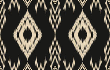 Ethnic abstract ikat art. Aztec ornament print. geometric ethnic pattern seamless  color oriental.  Design for background ,curtain, carpet, wallpaper, clothing, wrapping, Batik.のイラスト素材