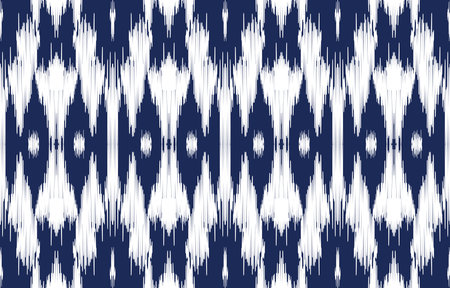 Ethnic abstract ikat art. Aztec ornament print. geometric ethnic pattern seamless  color oriental.  Design for background ,curtain, carpet, wallpaper, clothing, wrapping, Batik.のイラスト素材