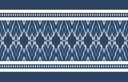 Ethnic abstract ikat art. Aztec ornament print. geometric ethnic pattern seamless  color oriental.  Design for background ,curtain, carpet, wallpaper, clothing, wrapping, Batik.のイラスト素材