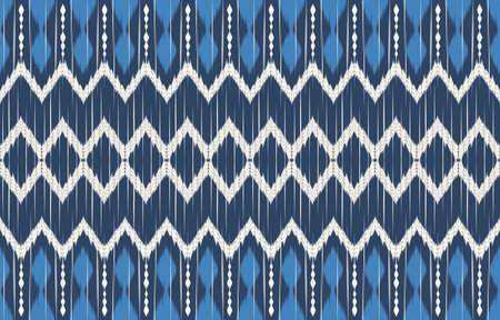 Ethnic abstract ikat art. Aztec ornament print. geometric ethnic pattern seamless  color oriental.  Design for background ,curtain, carpet, wallpaper, clothing, wrapping, Batik.のイラスト素材
