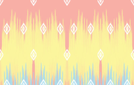 Ethnic abstract ikat art. Aztec ornament print. geometric ethnic pattern seamless  color oriental.  Design for background ,curtain, carpet, wallpaper, clothing, wrapping, Batik.のイラスト素材