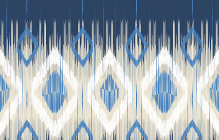 Ethnic abstract ikat art. Aztec ornament print. geometric ethnic pattern seamless  color oriental.  Design for background ,curtain, carpet, wallpaper, clothing, wrapping, Batik.のイラスト素材